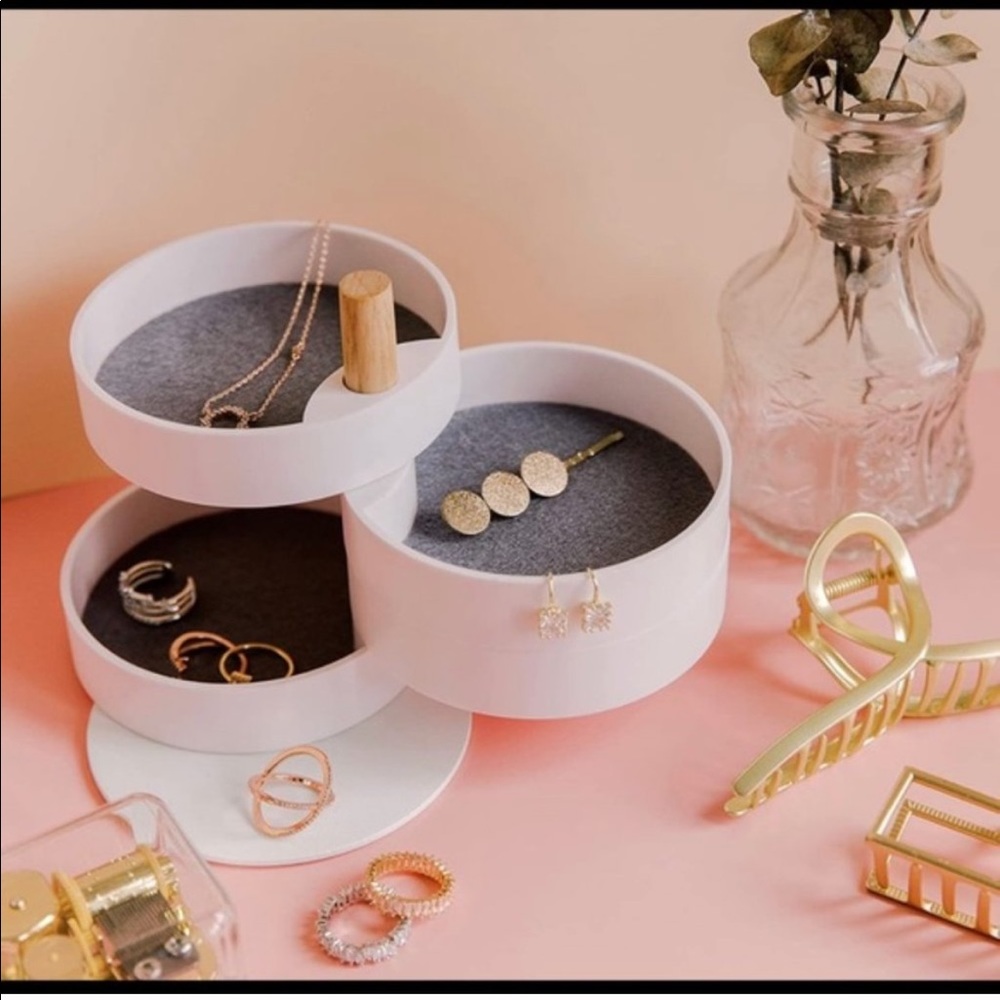 TIERED CATCHALL jewelry TRAY